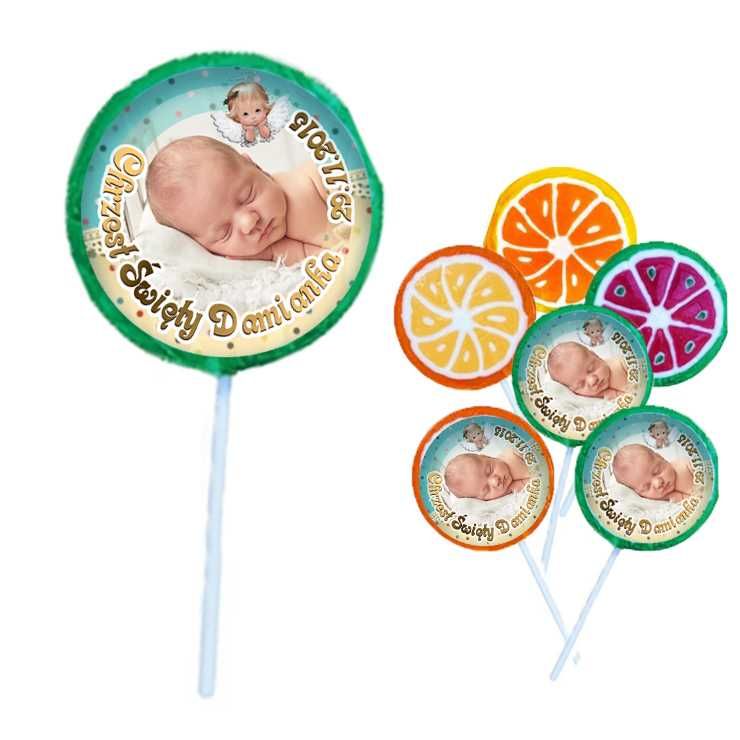 Lizaki personalizowane KOMUNIA chrzest 100szt