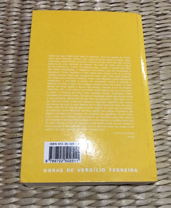 Livro “Aparição” (Vergílio Ferreira)