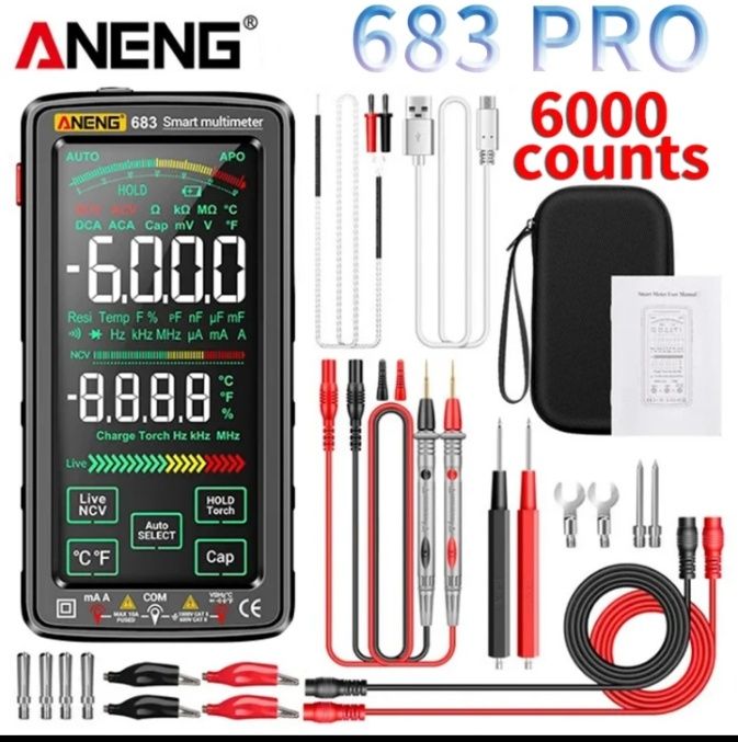 Мультиметр тестер Aneng 683 PRO