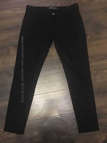 Плотные стрейчевые брюки-лосины Madness National черные размер 29