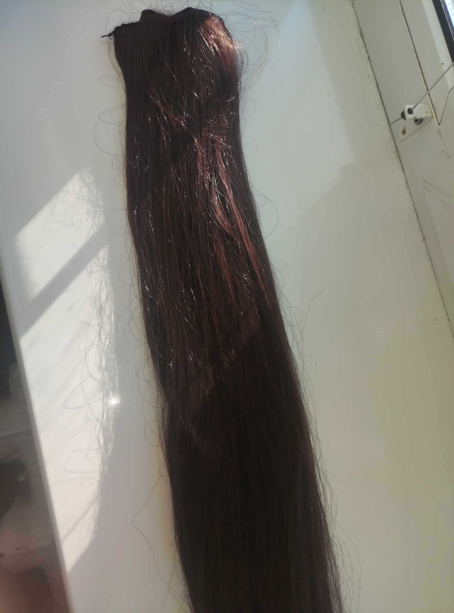прикладний хвіст шиньон  волоси треси перука  60 см