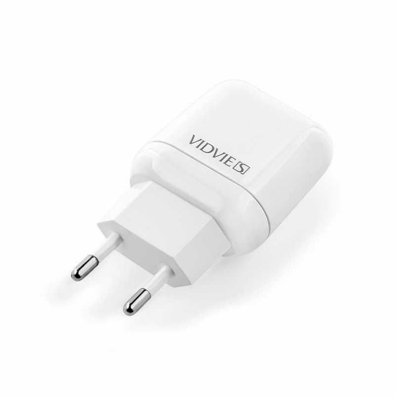 Ładowarka sieciowa VIDVIE CE11Q 1xUSB 2.4A biały