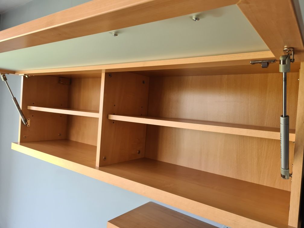 Komplet mebli: Komoda, szafka pod tv, szafka wisząca, regał, półka