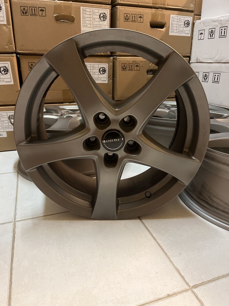 Jantes 17” 5x108 originais Borbet Volvo C30 V50 V40 Ford Connect Focus Mondeo C Max