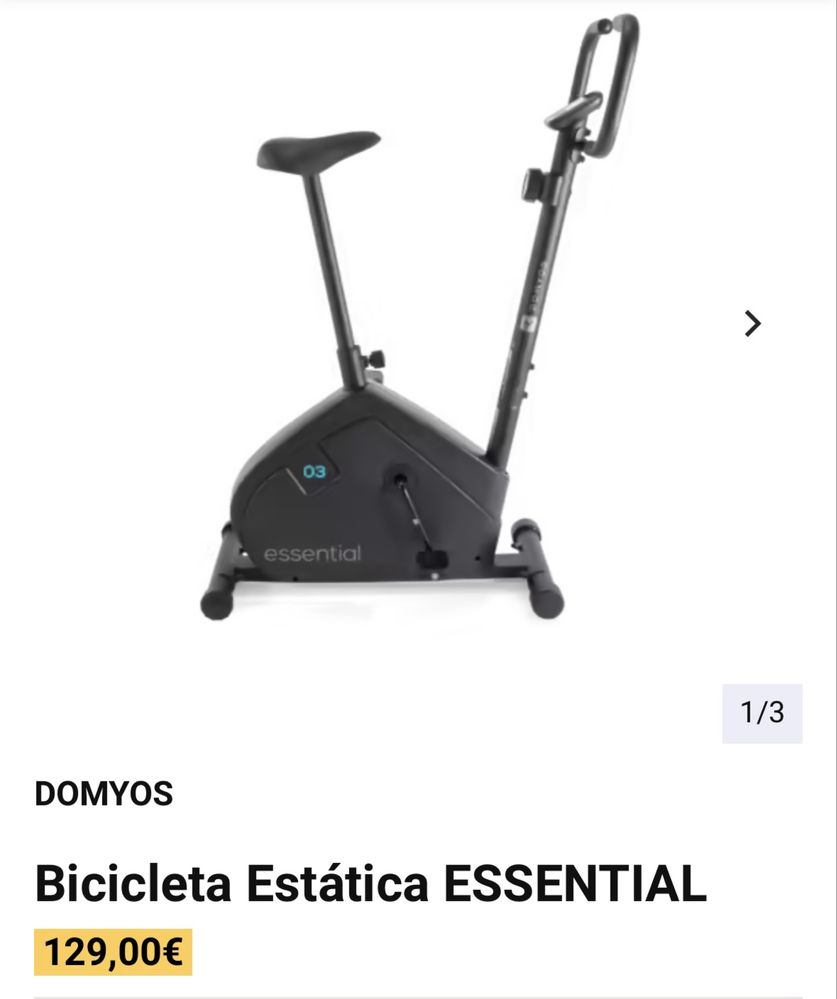 Bicicleta Estática ESSENTIAL DOMYOS