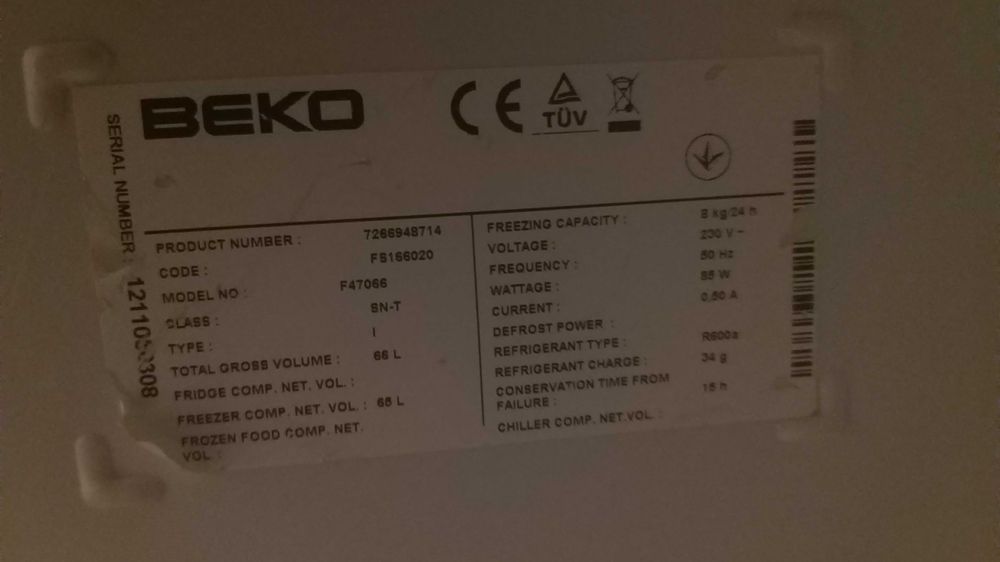 Mała Zamrażarka BEKO