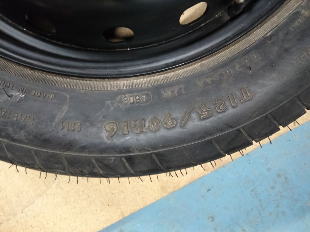 Koło dojazdowe; dojazdòwka Mercedes T125/90R16 ET32