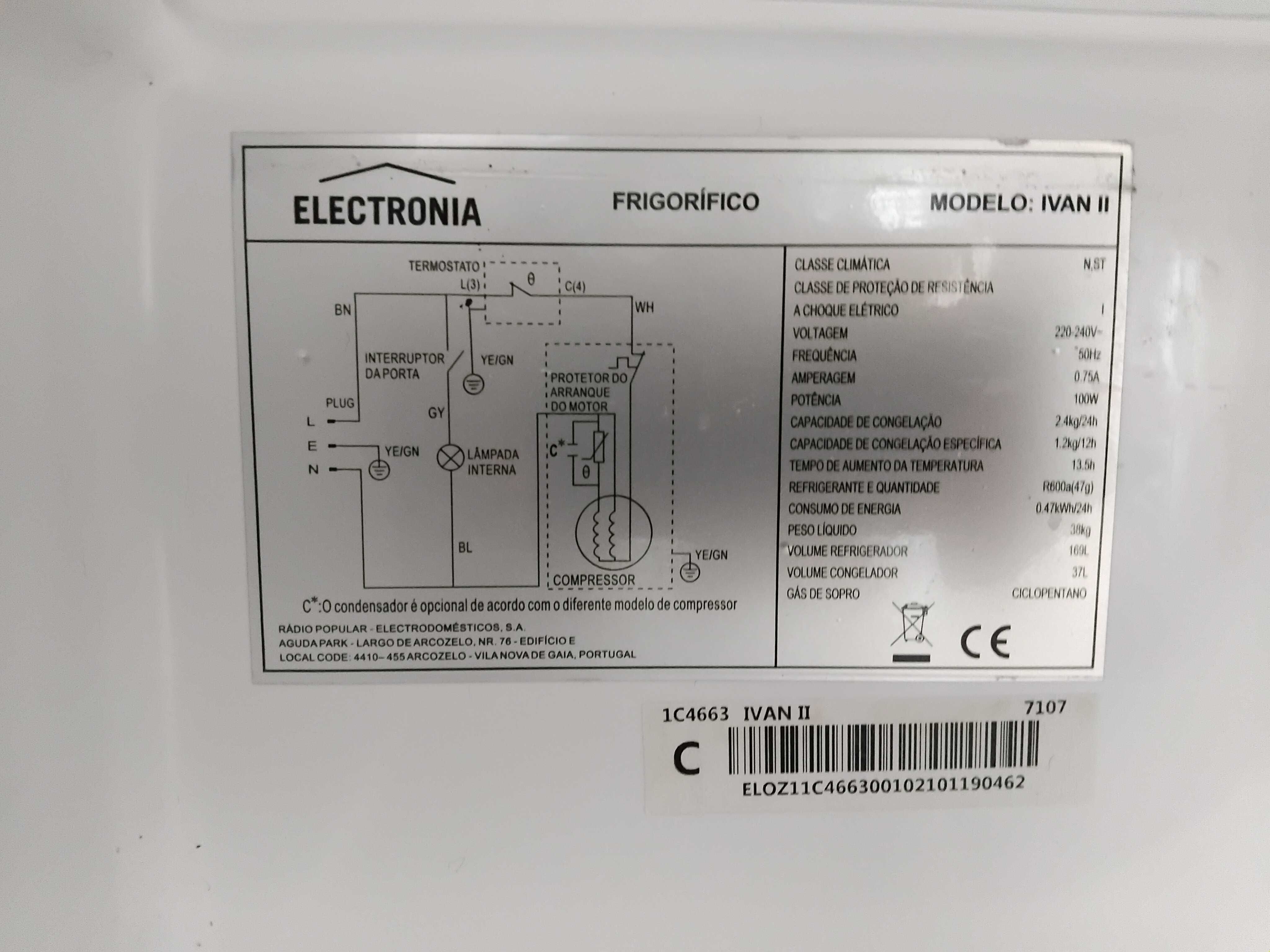 Frigorífico Electronia Ivan II