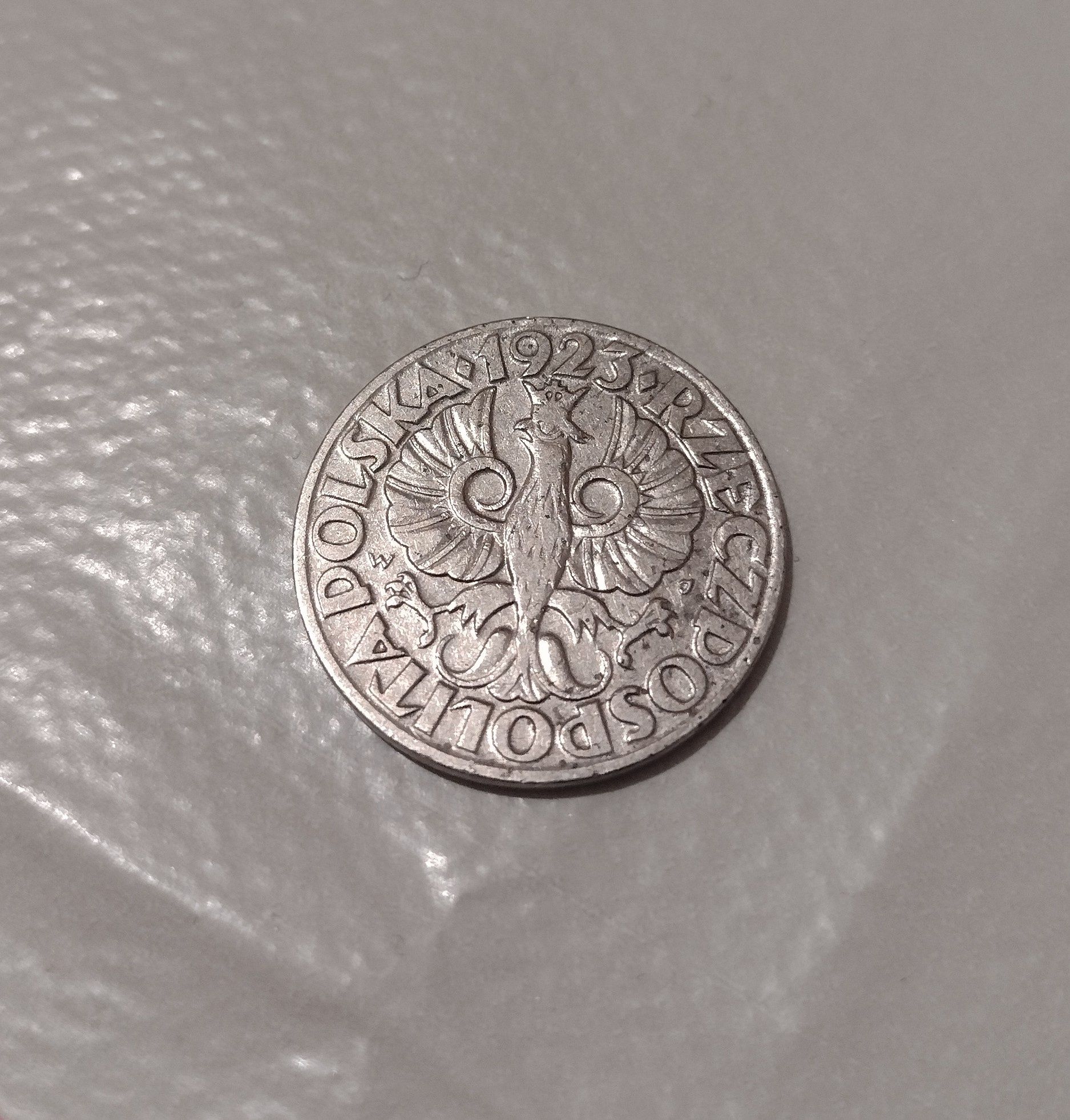 Moneta 50 gr 1923 r .