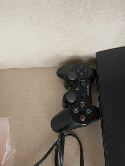 Playstation3 slim  + comando + cabos + jogo + eye pet + peça singstar