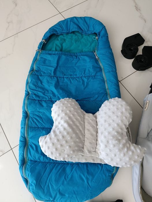 Wózek 3w1+baza 4w1 Cybex Quinny zapp flex plus duży zestaw dodatki bdb