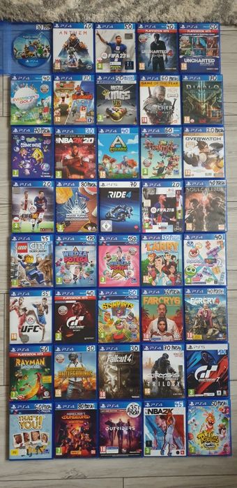Gry ps4 różne gry opis