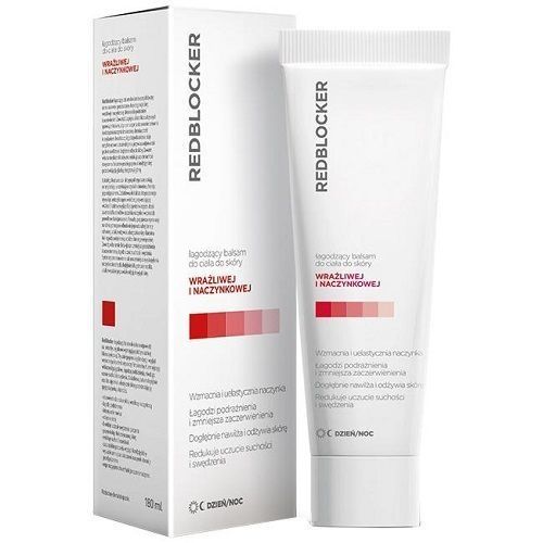 REDBLOCKER łagodzący balsam do ciała do skóry wrażliwej 180 ml NOWY