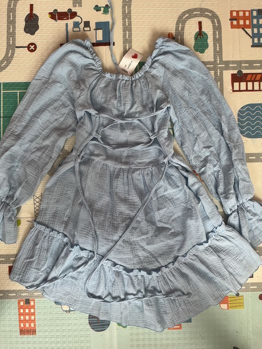 Муслінова сукня, сукня з корсетом, жіноча сукня плаття