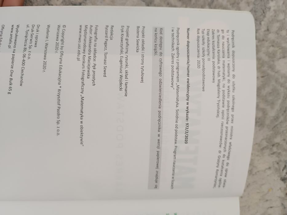 Podręcznik do matematyki