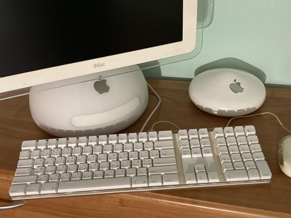 Apple iMac G4 15 раритет в коллекцию отличный комплект