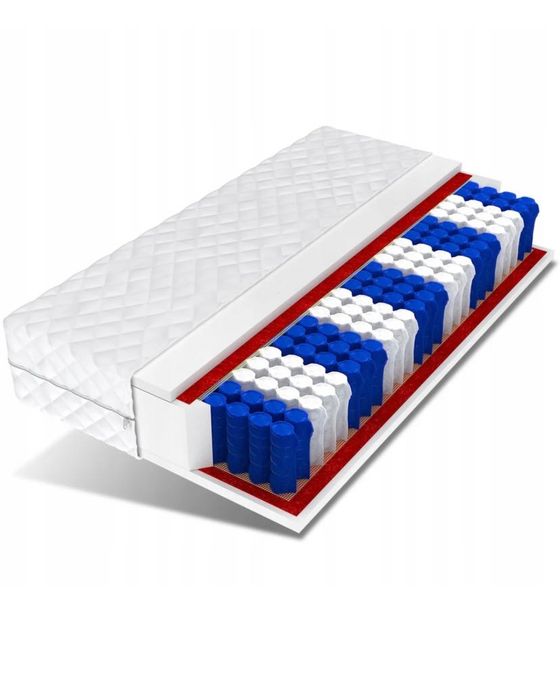 Materac do łóżka 160x200 pocket 9 stref METIS DoubleHARD