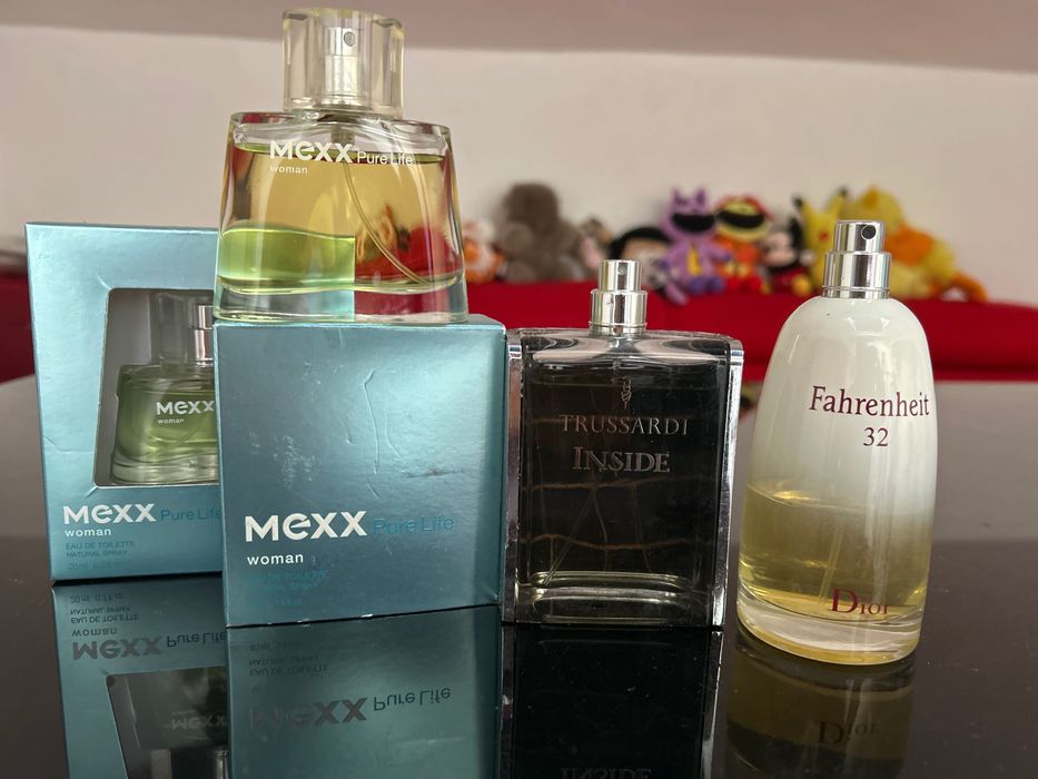 Trussardi Inside for Man Mexx pure life Dior Fahrenheit 32