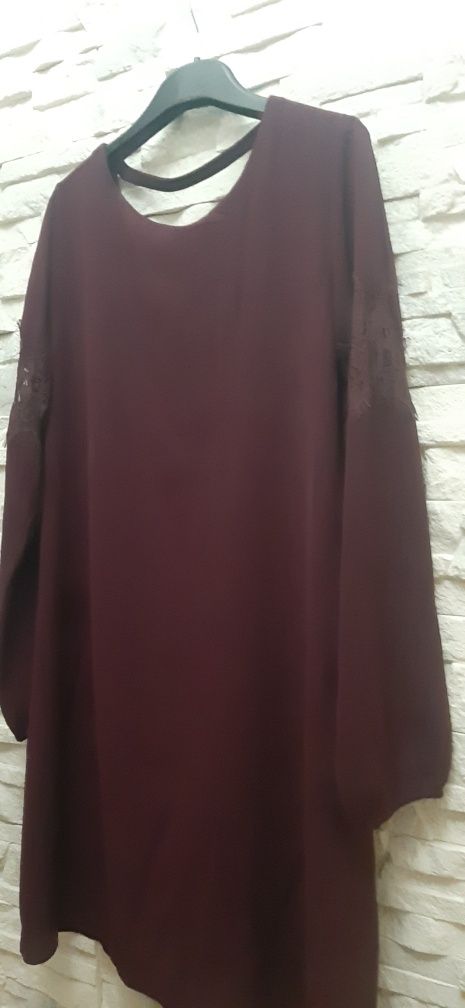 Sukienka bordowa 42/44/XL/2XL