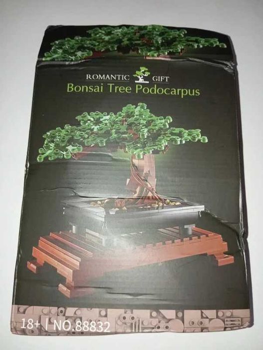 Zestaw Drzewko Bonsai 878 elementów Kompatybilne z LEGO Botanic 10281