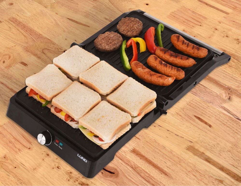 Grill LUND czarny 2200 W