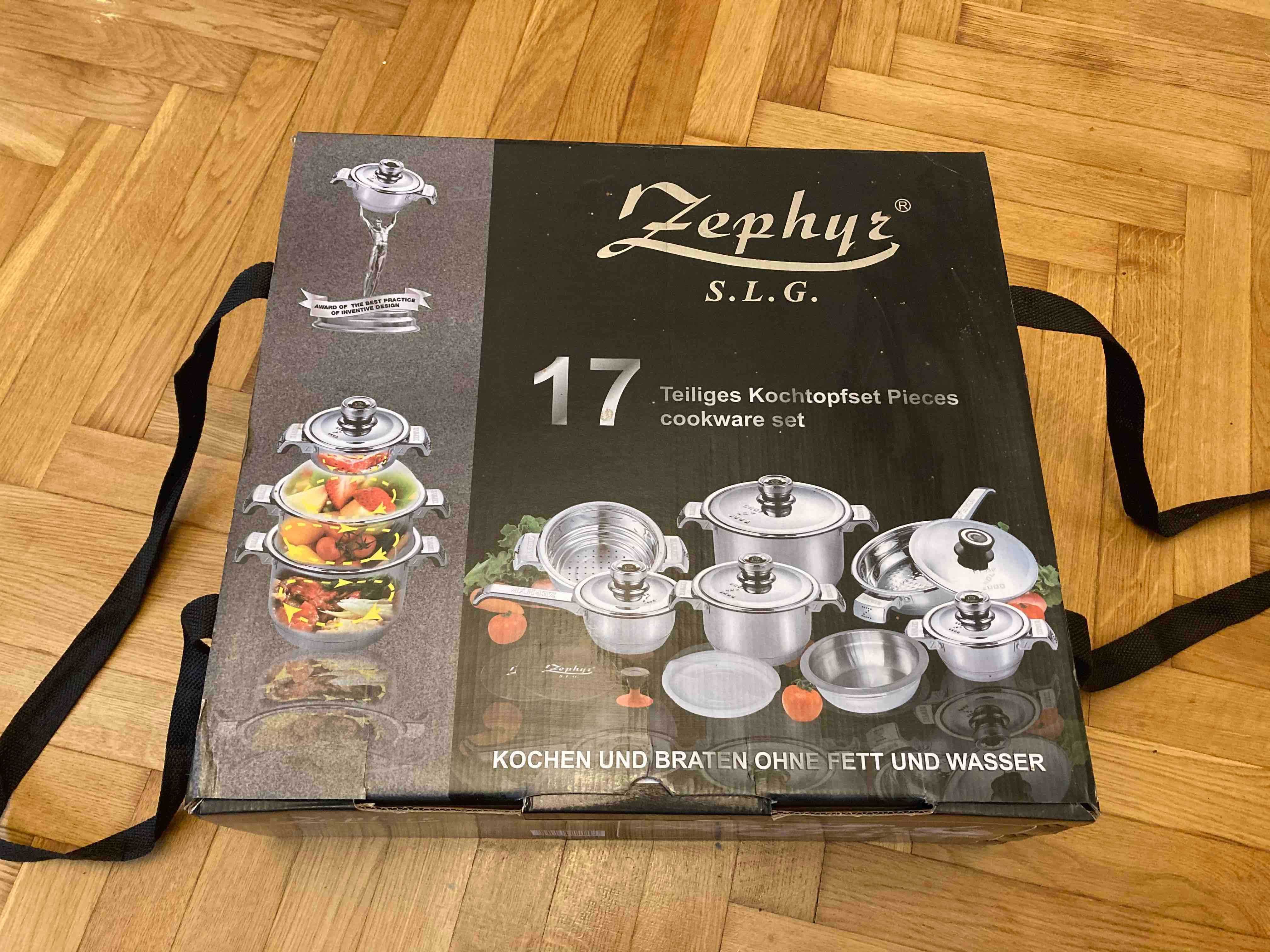 Zestaw garnków Zephyr 17 elementów