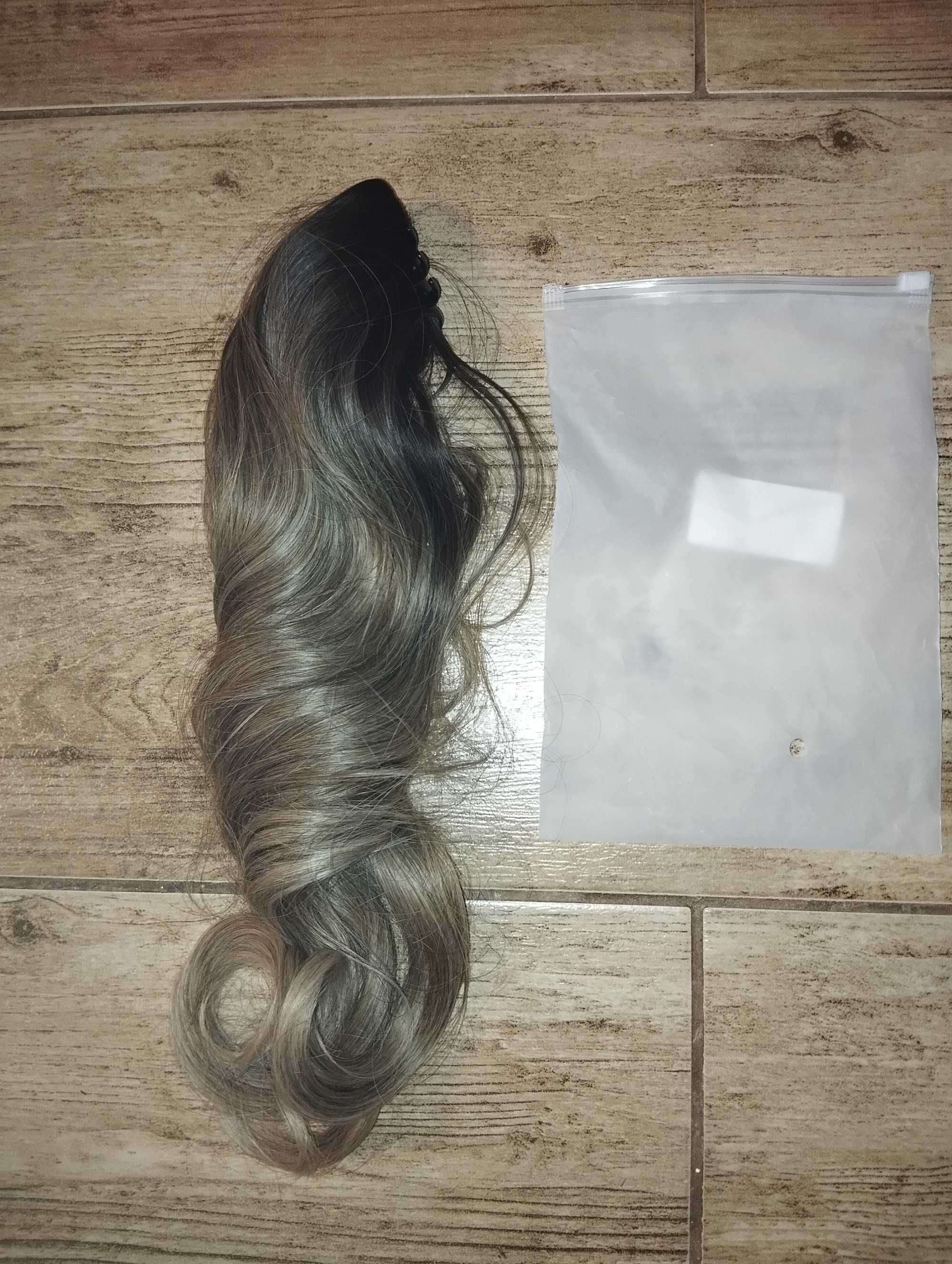 Nowa treska loki blond ombre doczepiany kuc