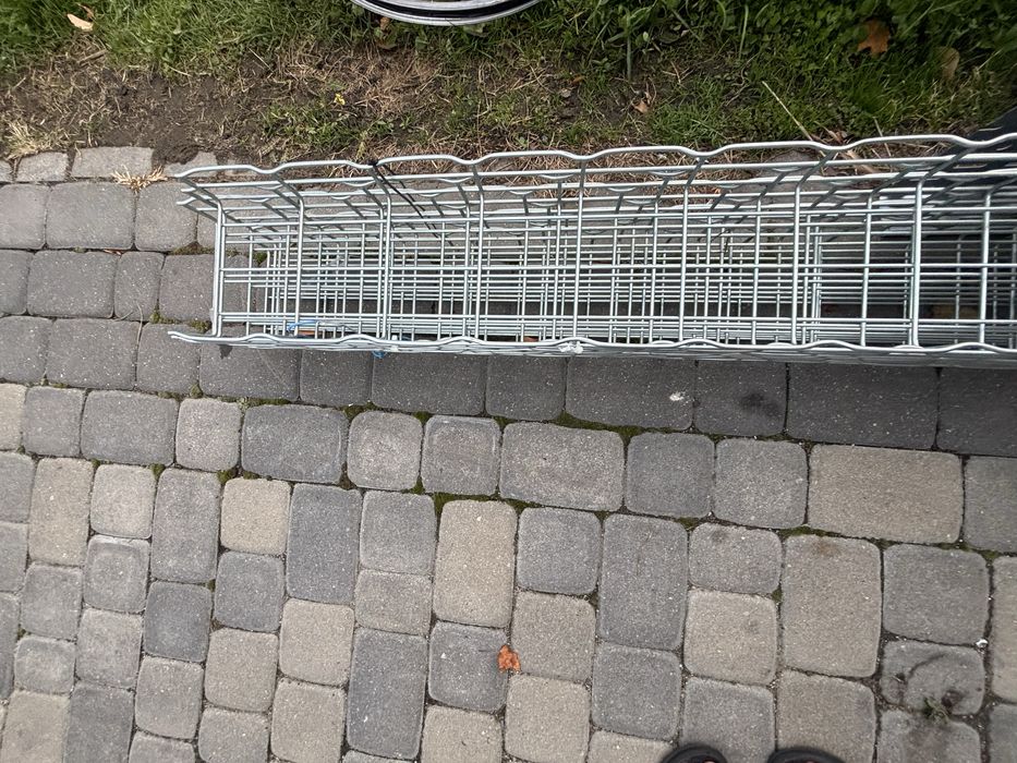 Korytka kablowe siatkowe podwieszane 3 m 7 sztuk