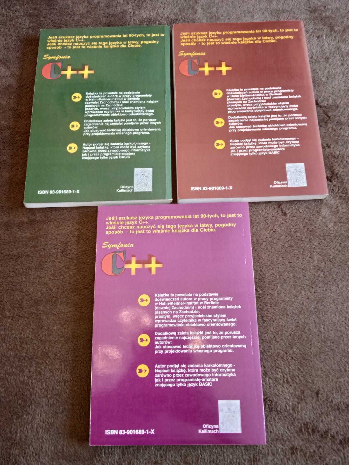 Symfonia C++ Jerzy Grębosz 3 tomy stan bardzo dobry