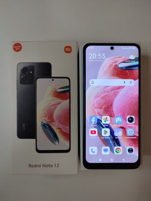 Xiaomi redmi note 12, 4/128Gb, NFC