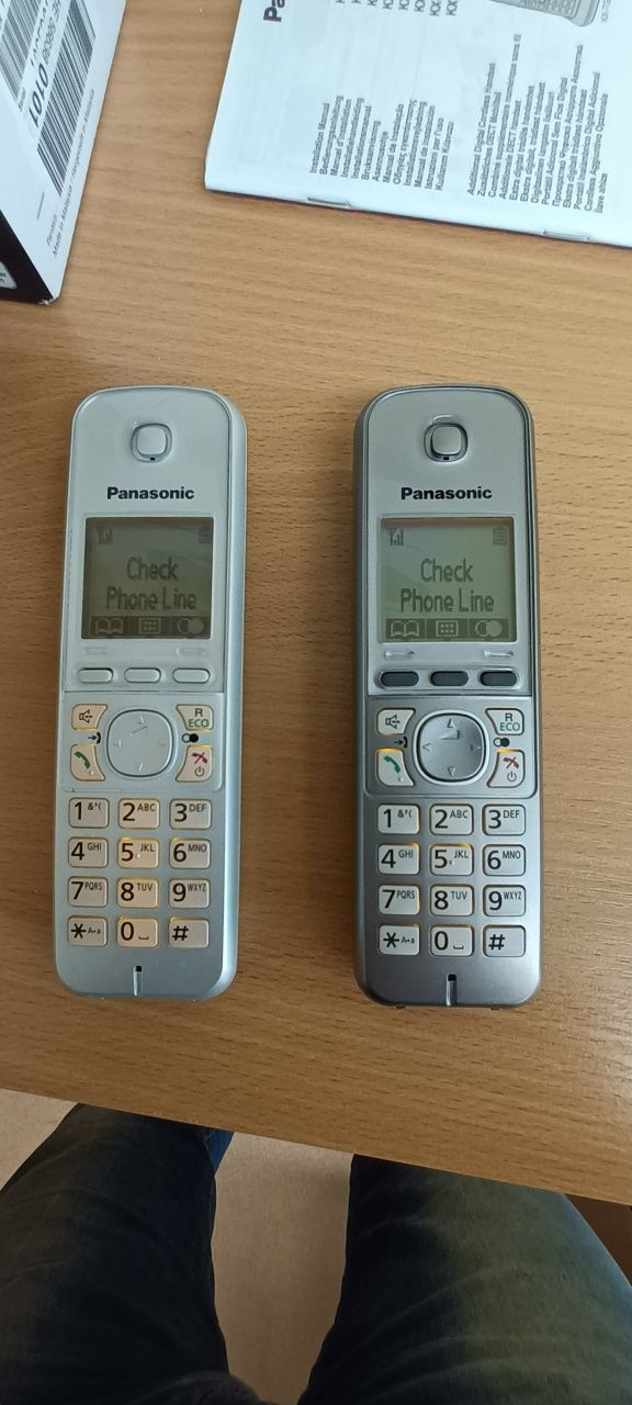 Telefon cyfrowy Panasonic 2 słuchawki