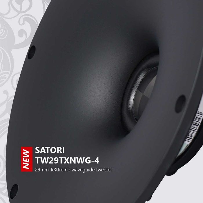 NOWY głośnik wysokotonowy SB Acoustics SATORI TW29TXNWG-4 TeXtreme