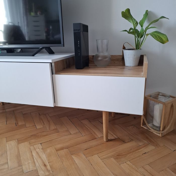 Szafka pod telewizor biała