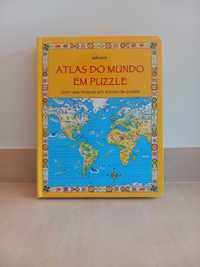 Atlas do Mundo em Puzzle