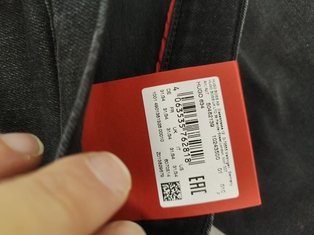 Spodnie Jeansy Hugo Boss 634