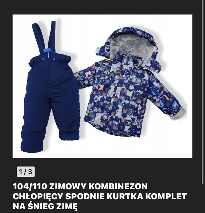 Kombinezon 2-częściowy 104/110
