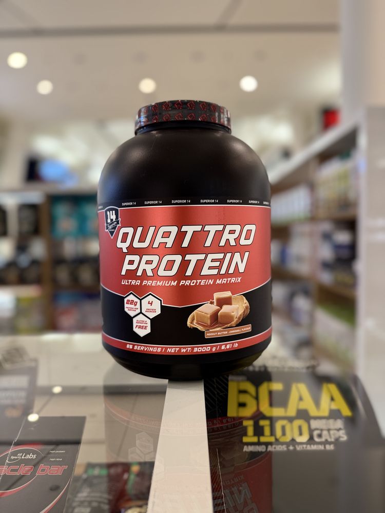 Koncentrat Białka SUPERIOR14 Quattro protein 3000g karmel wpc RADOM