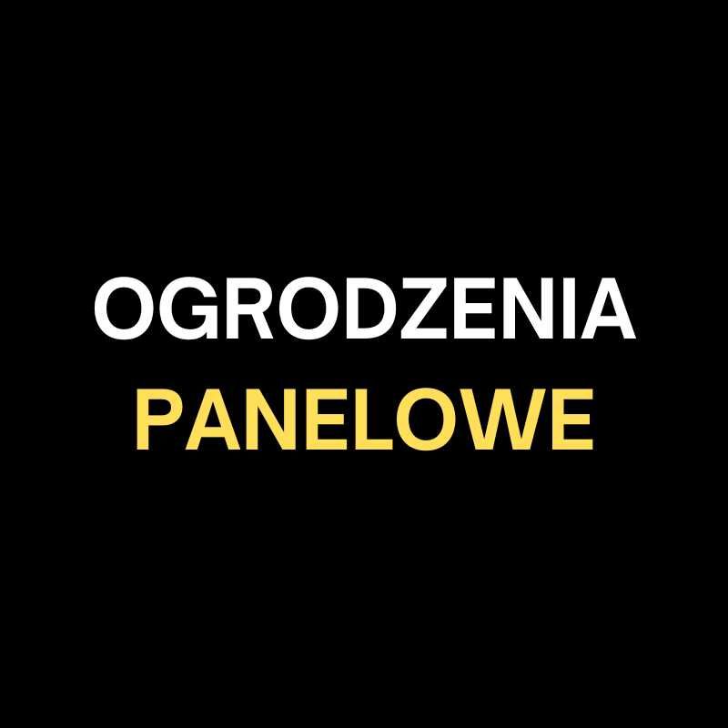 Ogrodzenie frontowe ogrodzenia panelowe modułowe (panel siatka słupek)