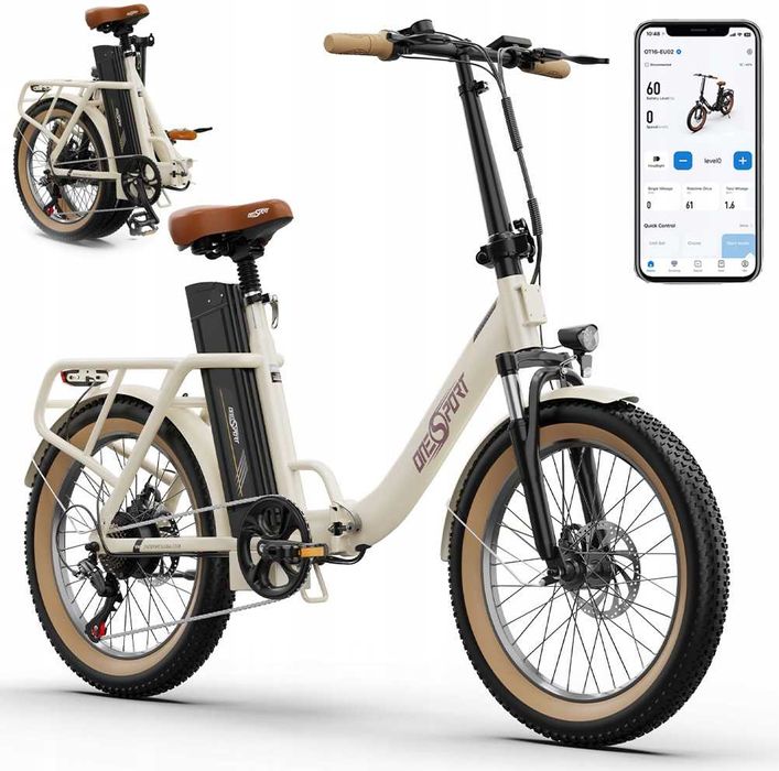 Rower Elektryczny ONESPORT OT16-2 48V 17Ah