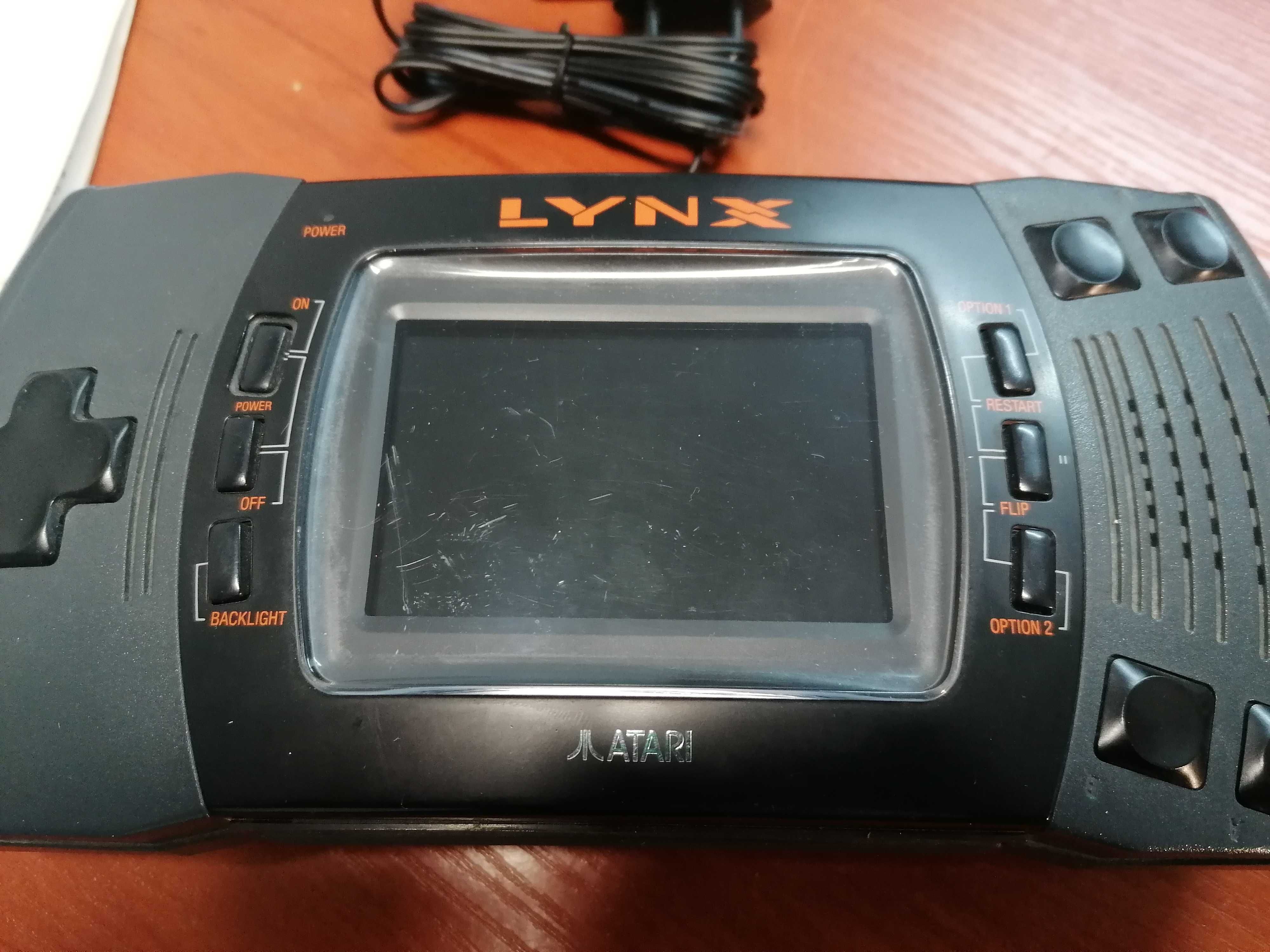 Konsola Atari LYNX 2 + zasilacz + 9 gier