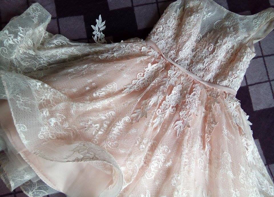 Sukienka tiulowa różowa