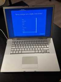 Macbook PRO 2005 c/ carregador original (sem bateria) + 480GB SSD