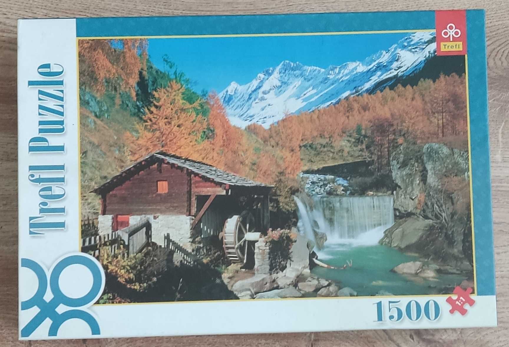 puzzle Trefl - 1500 - Młyn wodny