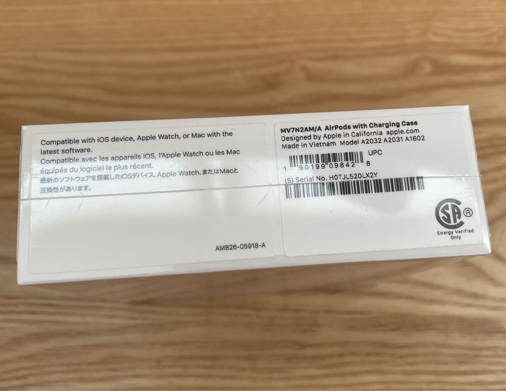Apple AirPods with Charging Case 2 покоління