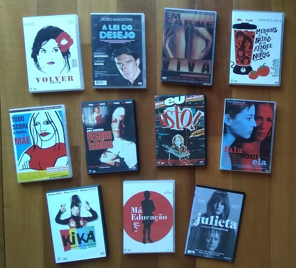 Pedro Almodovar, preço total dos 11 filmes dvd