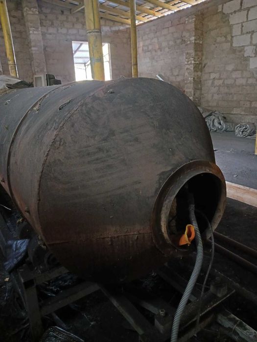 Сушильний барабан. Промислова сушка.