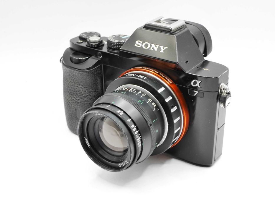Najtańsza pełna klatka Sony A7 Jupiter 8 f2 50 mm