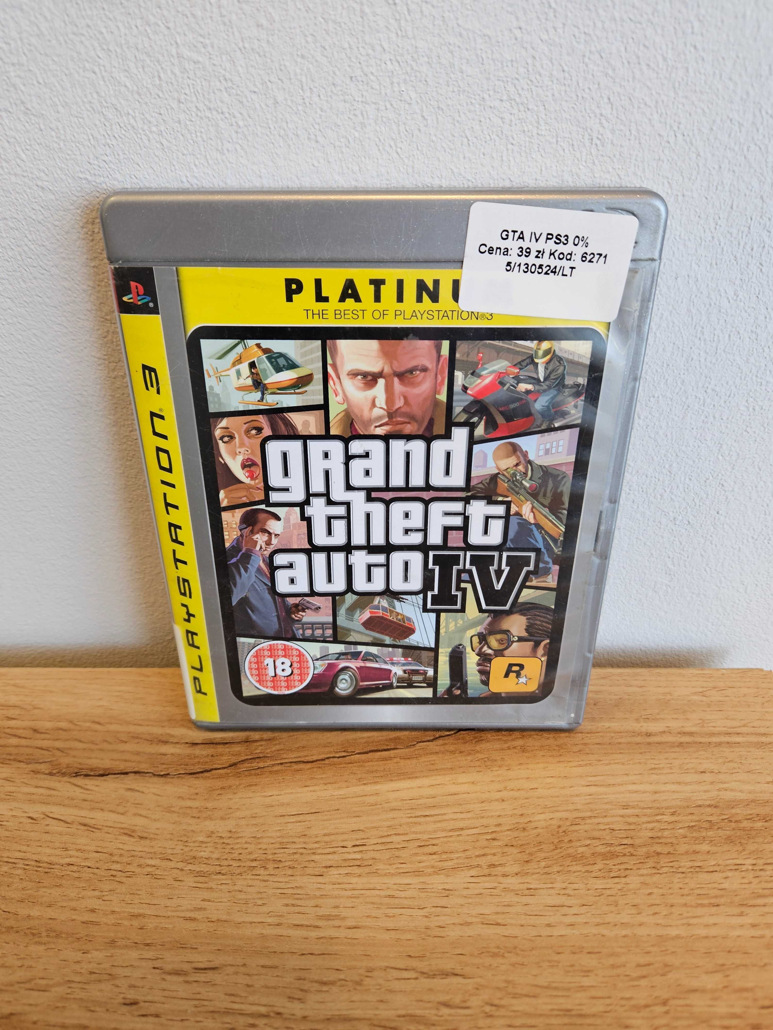 GTA IV PlayStation 3 As Game & GSM 6271