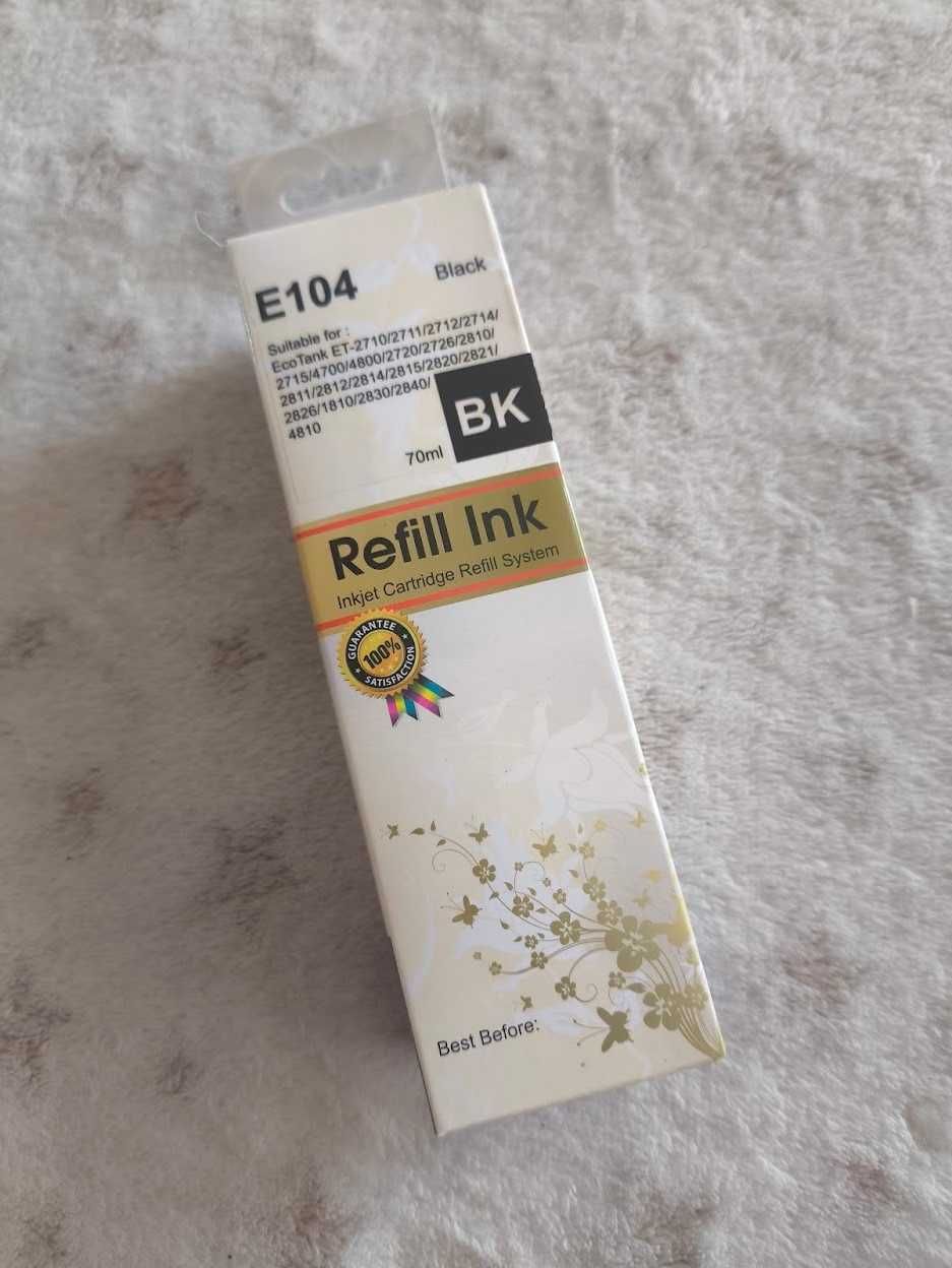 2x 70ml Tusz Do Drukarki Czarny Epson