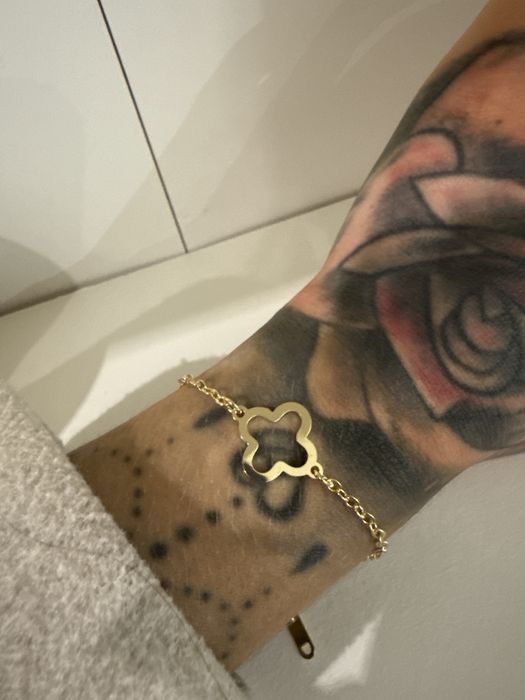 Bransoletka cartier stal chirurgiczna koniczynka